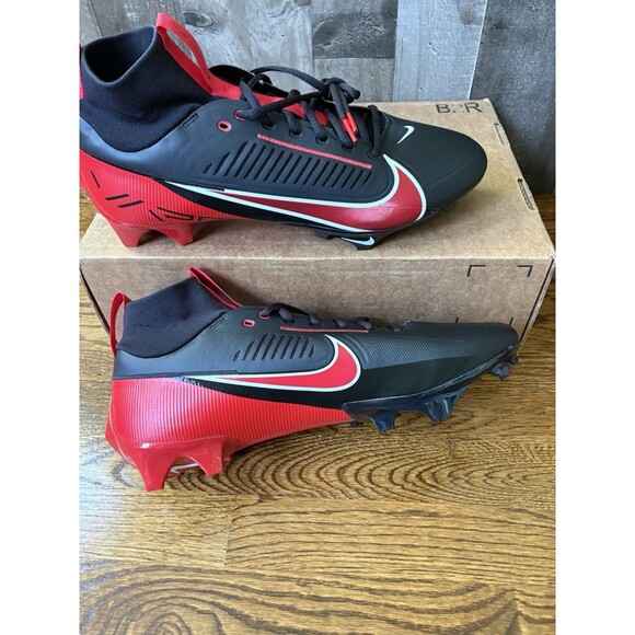 Nike Vapor Edge Pro 360 2 Black Red Football Cleats New Men Size 15 FN7759-006 main image 6